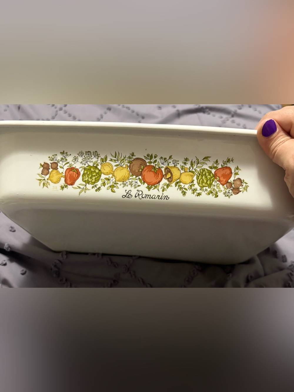 Corning Ware Le Romarin Spice Of Life A-21 Roasting Oven Lasagna Pan